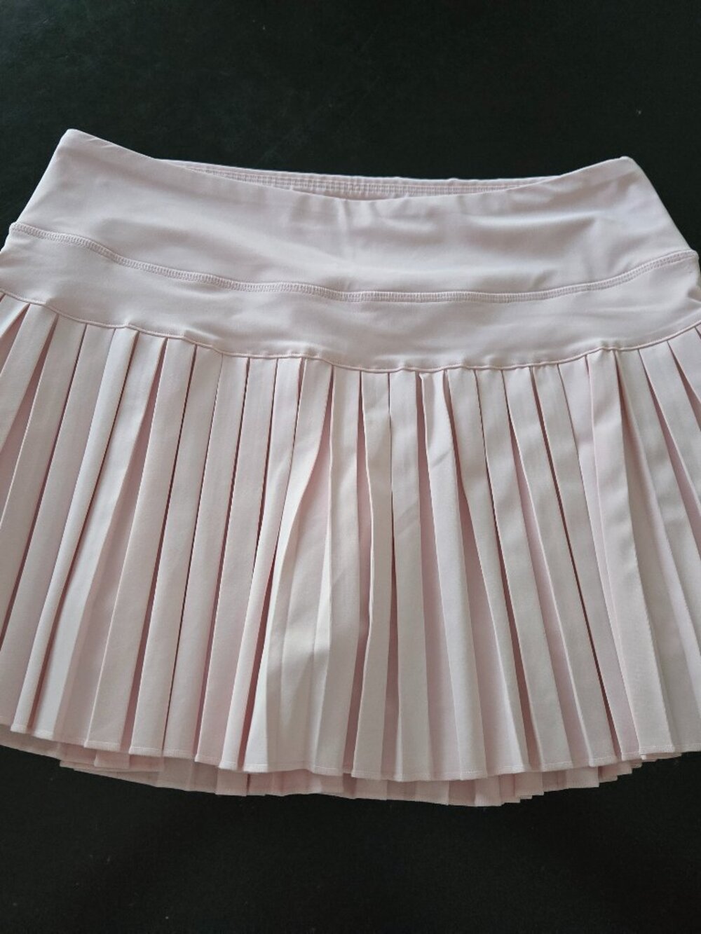 Pleated tennis skirt in light/pale pink